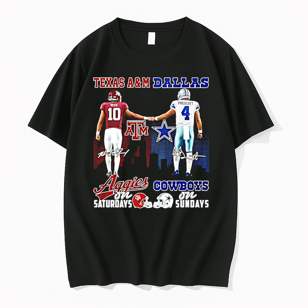 Texas Am Aggies On Saturdays X Dallas Cowboys On Sundays Shirts