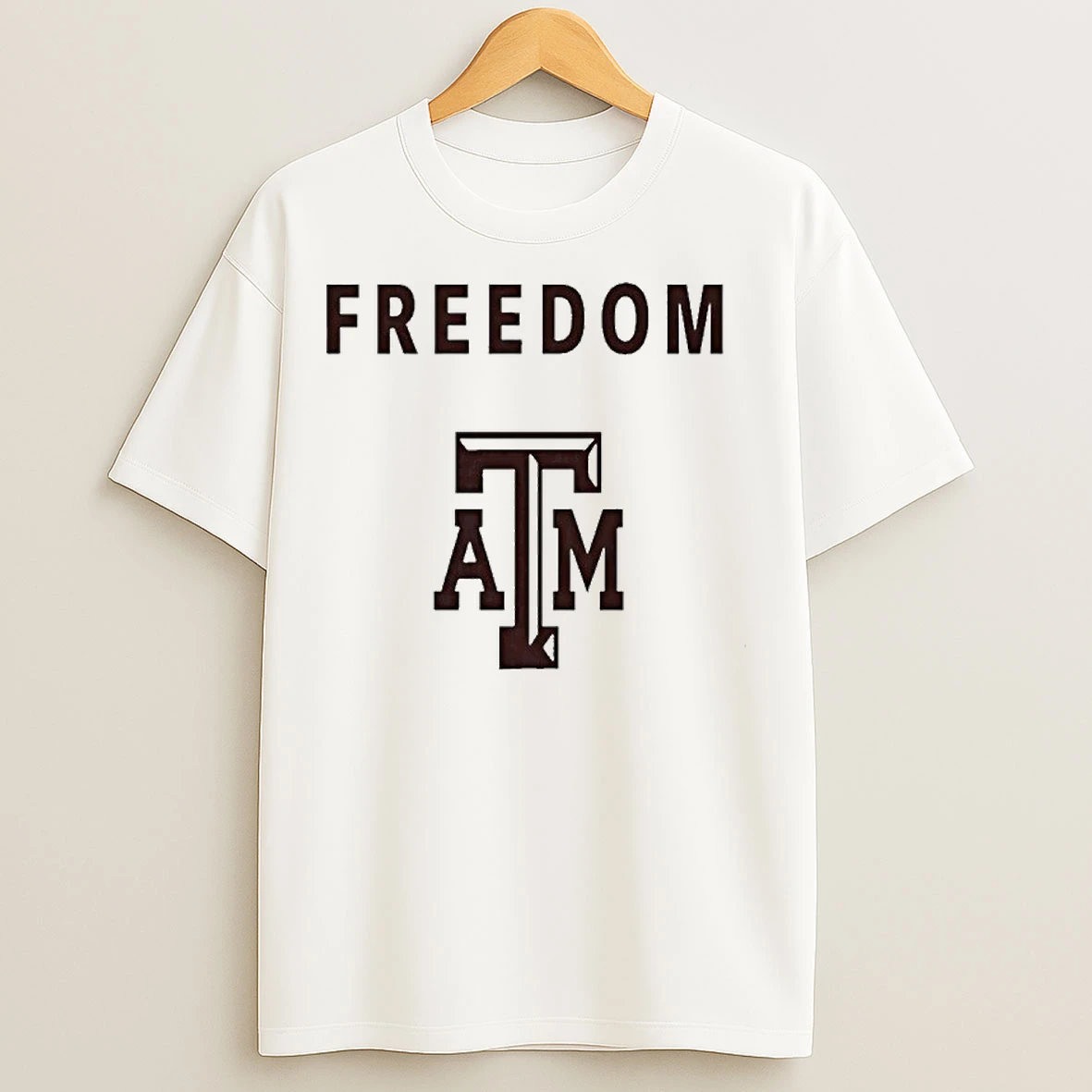 Texas Am University X Charlie Kirk Freedom T Shirts