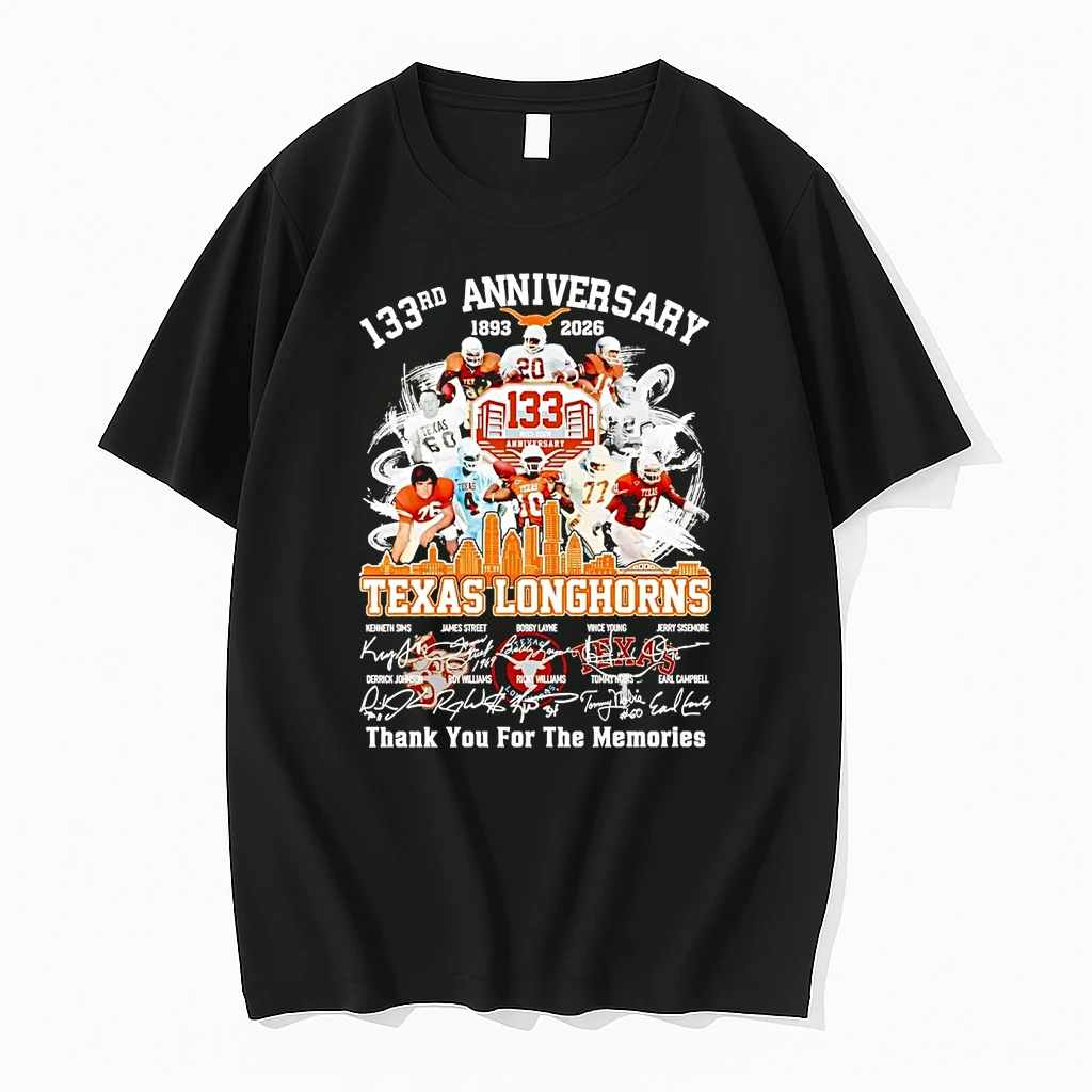 Texas Longhorns 133rd Anniversary 2026 Thank You For The Memories Shirts