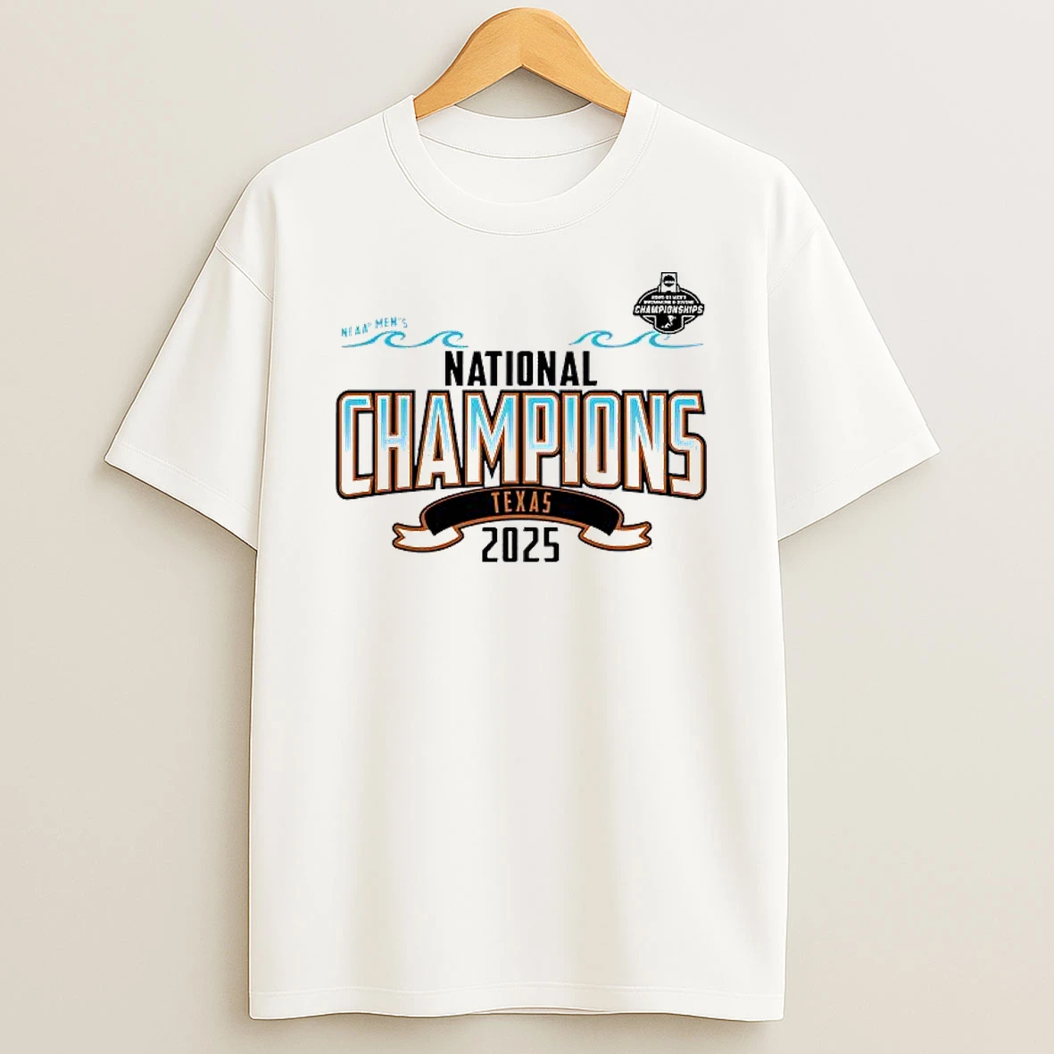 Texas Longhorns 2025 Ncaa Mens Swimming Diving National Champions Shirts