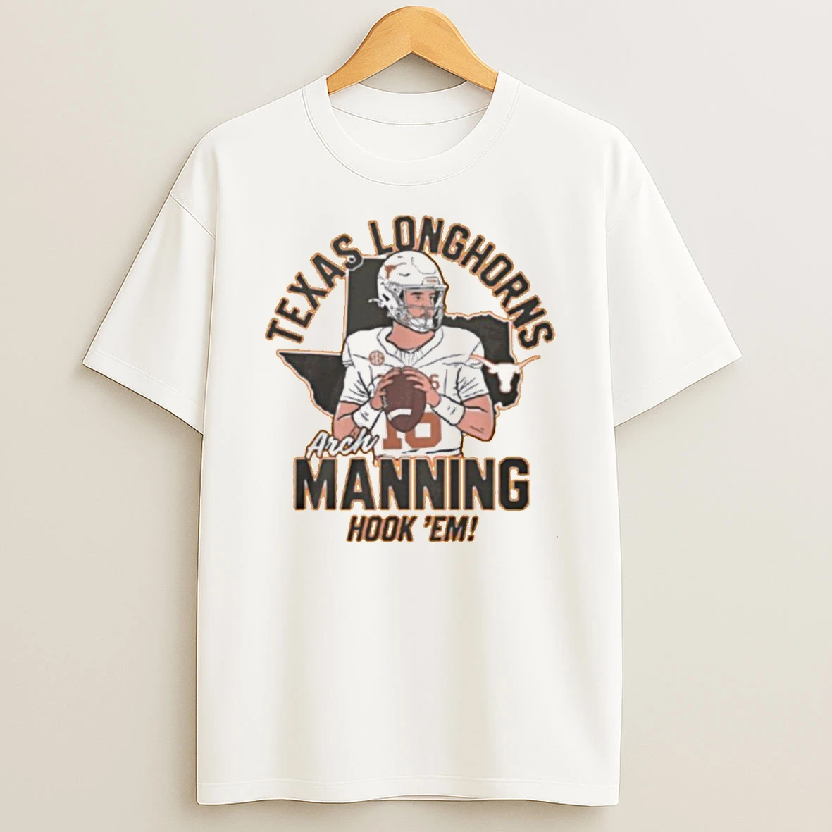 Texas Longhorns Arch Manning Hook Em Shirts