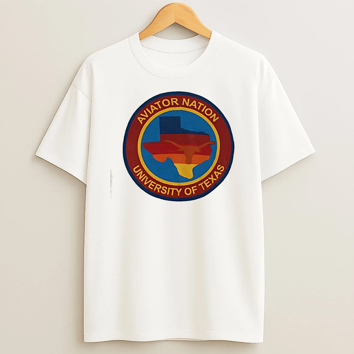 Texas Longhorns Aviator Nation Logo T Shirts