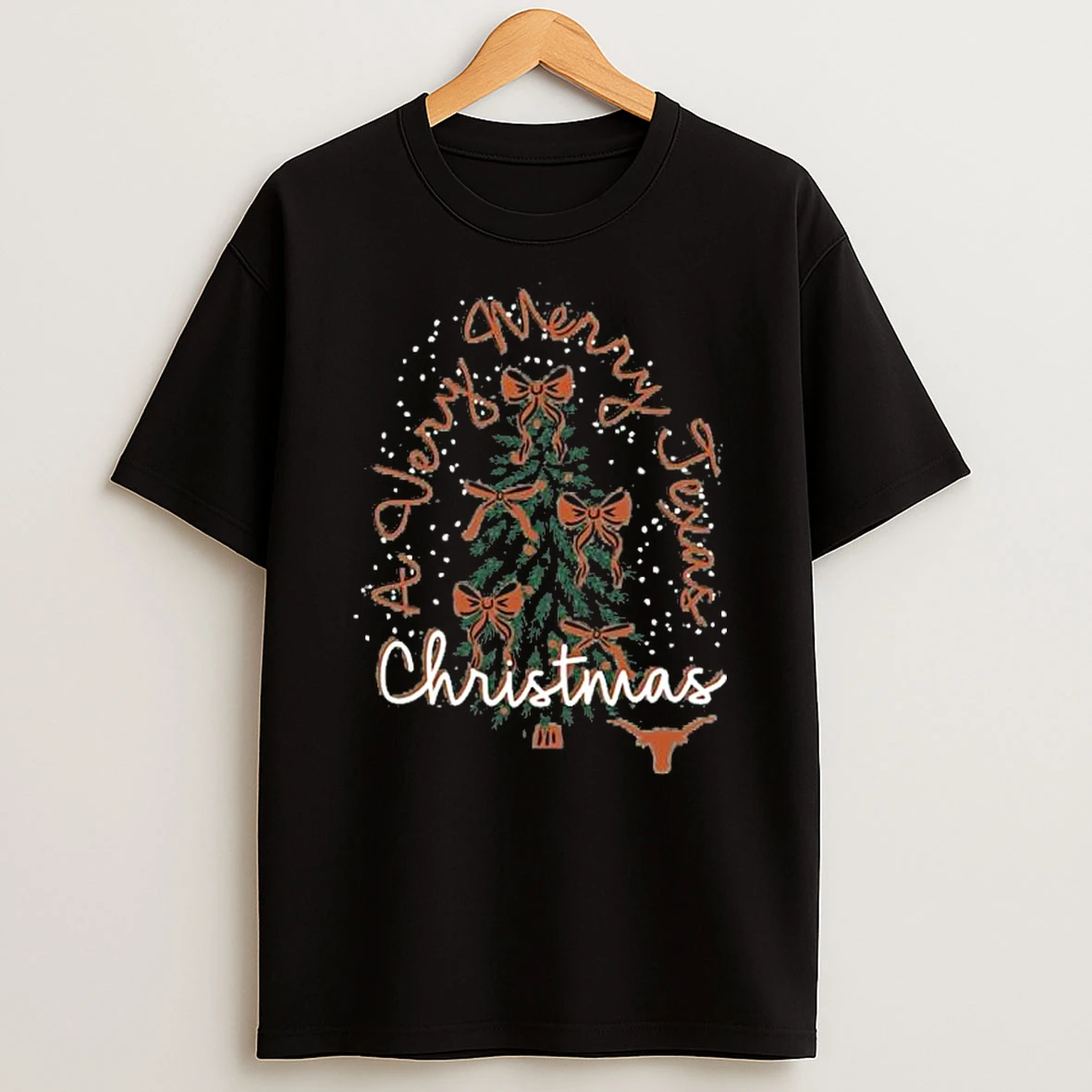 Texas Longhorns Christmas Tree Holiday Shirts