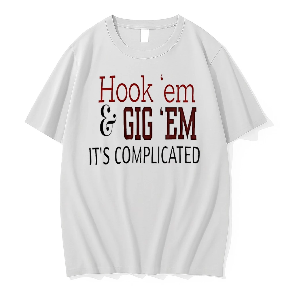 Texas Longhorns Vs Texas Am Aggies Hook Em And Gig Em Its Complicated Shirts