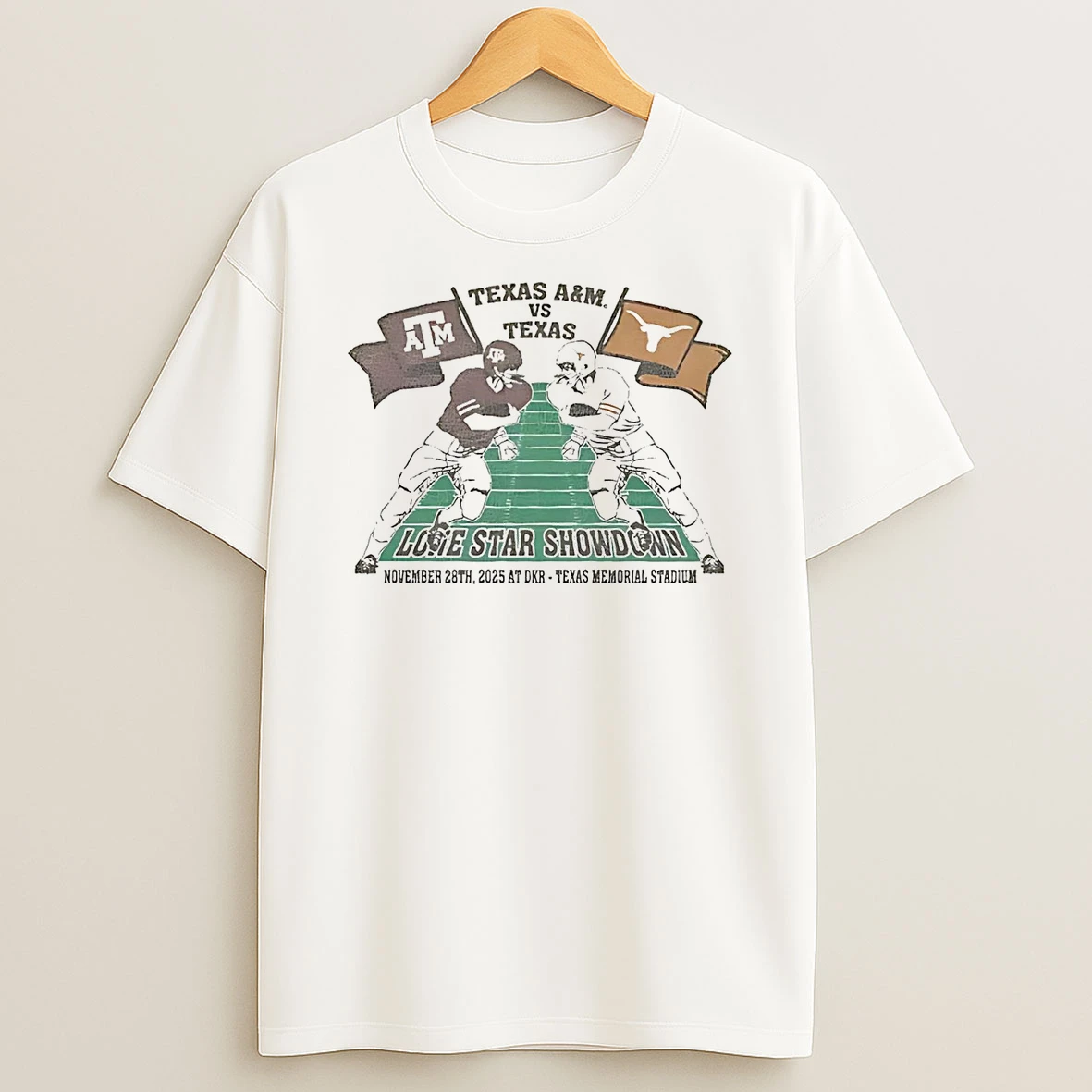 Texas Longhorns Vs Texas Am Lone Star Showdown 2025 Shirts