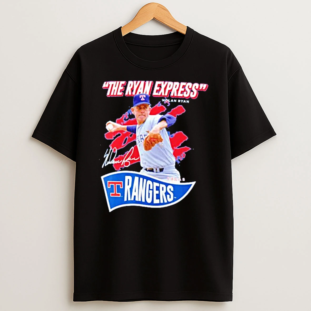 Texas Rangers Nolan Ryan The Ryan Express Shirts