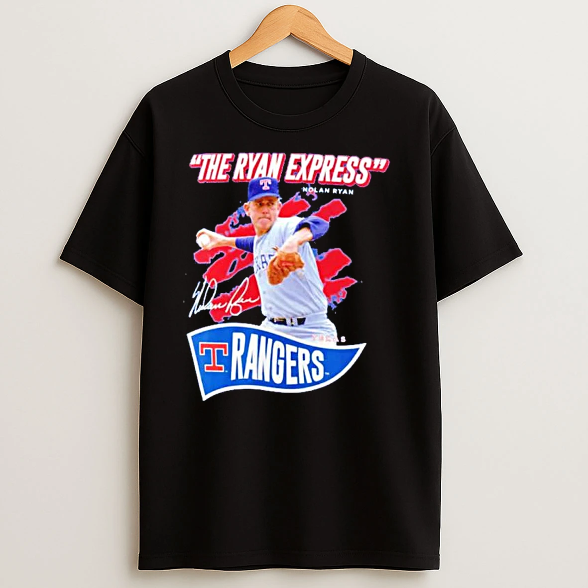 Texas Rangers Nolan Ryan The Ryan Express T Shirts