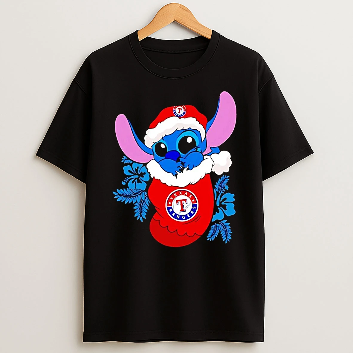 Texas Rangers Stitch In The Sock Christmas Shirts