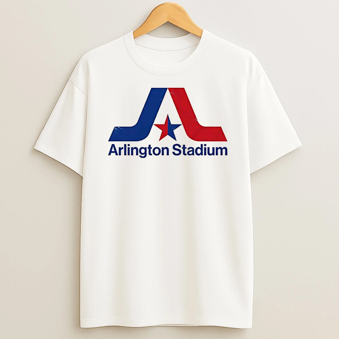 Texas Rangers Baseball Arlington Stadium Logo Shirts