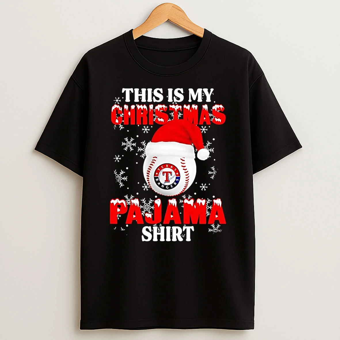 Texas Rangers This Is My Christmas Pajama Shirts