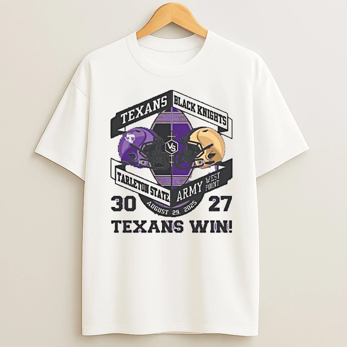 Texas Tarleton State Wins 30 27 Army Black Knights 2025 Shirts