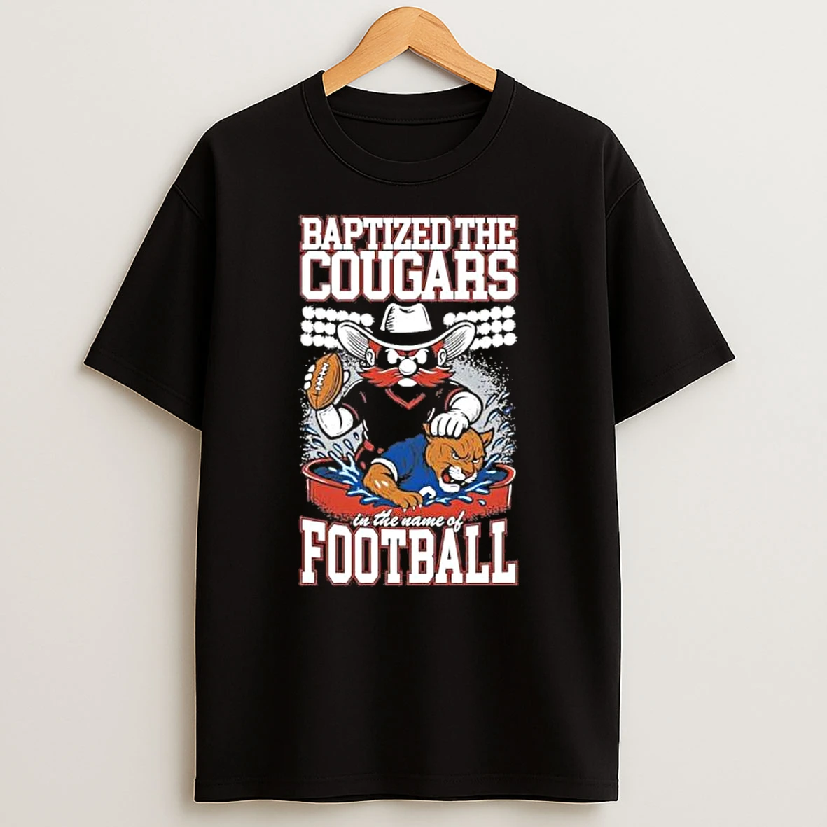 Texas Tech Baptized The Cougars In The Name Of Football Shirts