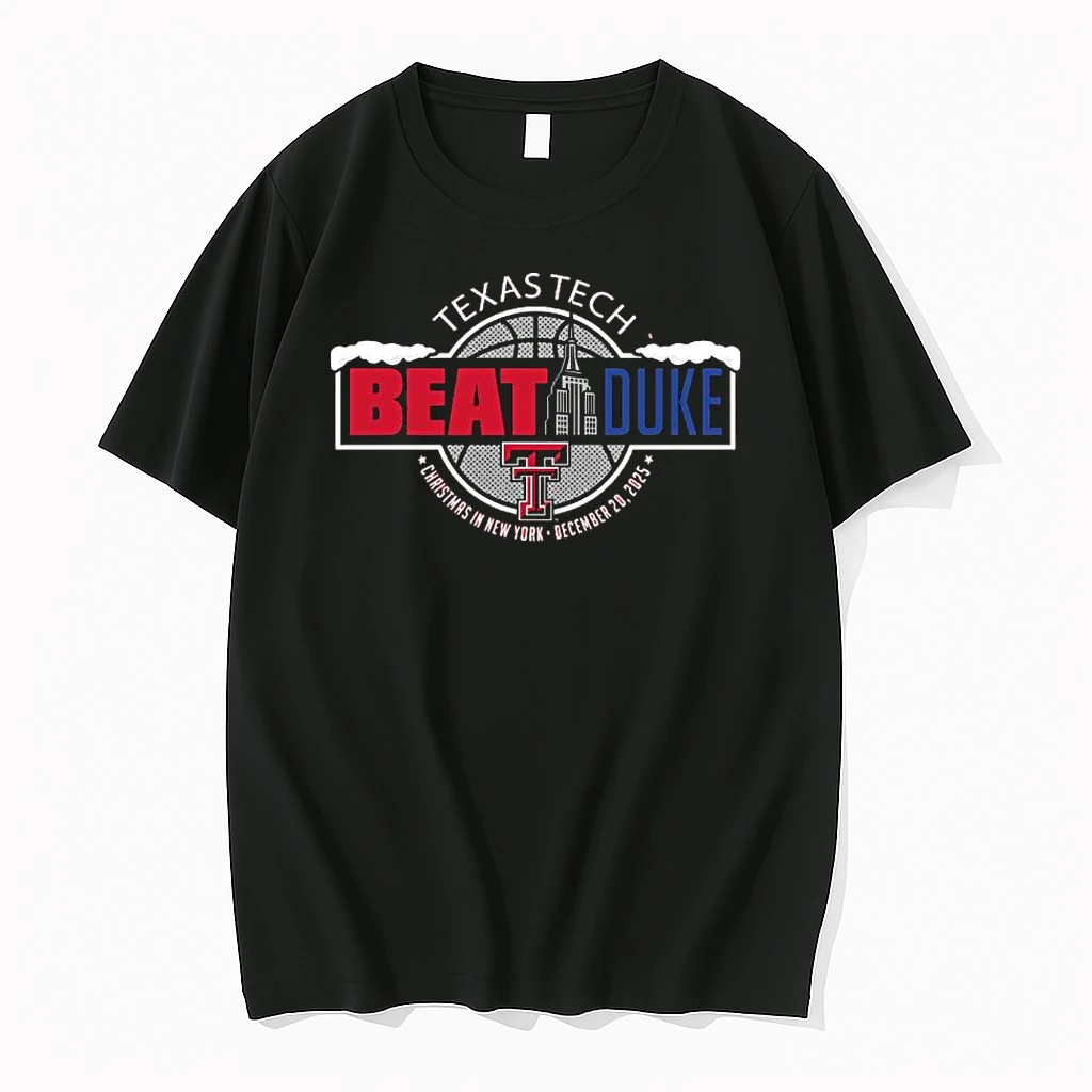 Texas Tech Basketball Skate Past Duke 2025 Shirts