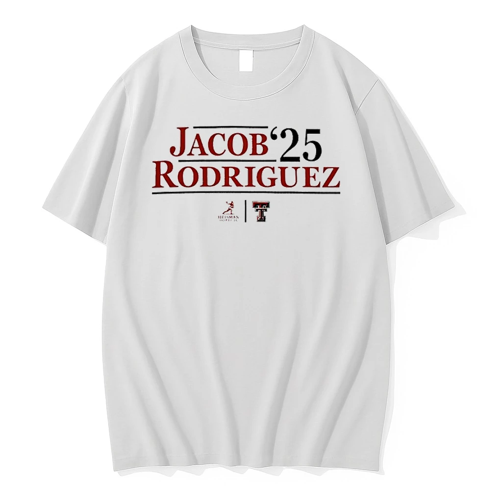 Texas Tech Jacob Rodriguez 25 Heisman Trophy Shirts