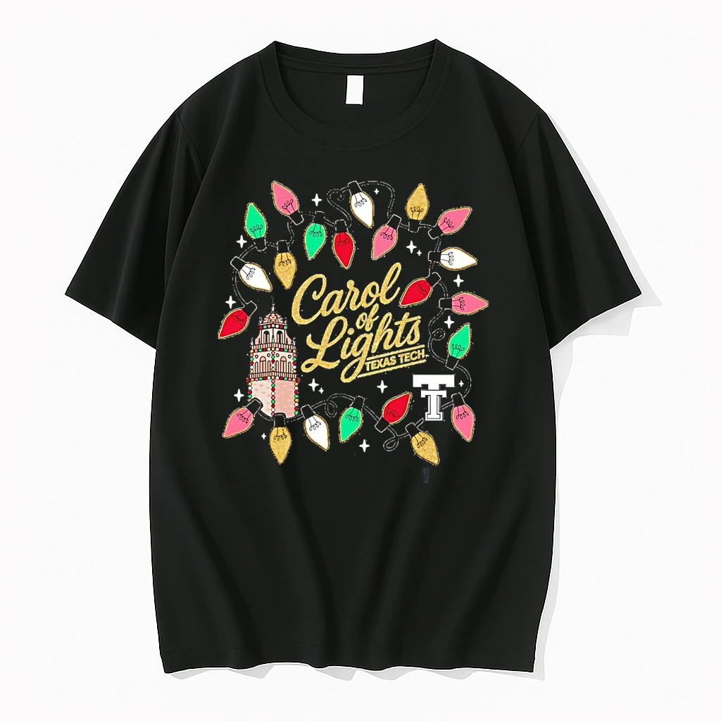 Texas Tech Red Raiders 2025 Carol Of Lights Christmas Shirts