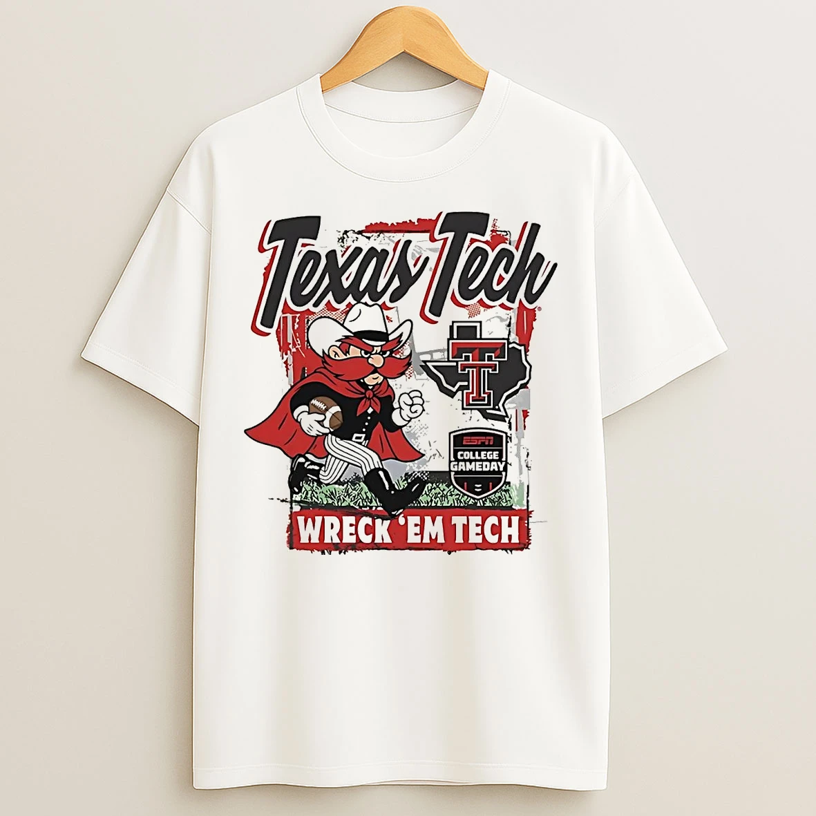 Texas Tech Red Raiders College Gameday Wreck Em Tech T Shirts