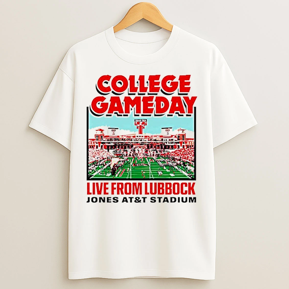 Texas Tech Red Raiders Espn College Gameday Live From Lubbock 2025 T Shirts