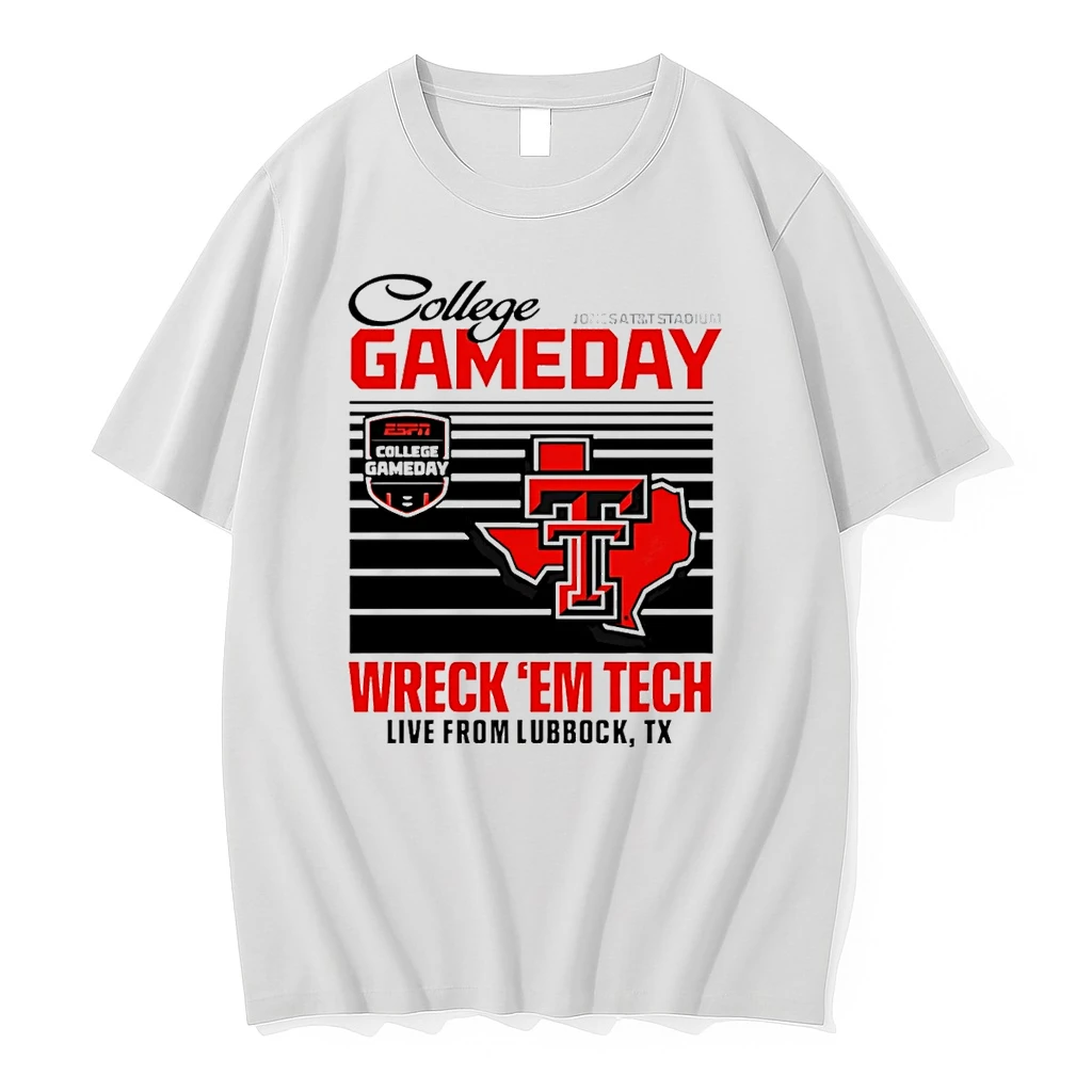 Texas Tech Red Raiders Espn College Gameday Wreckem Live 2025 Shirts