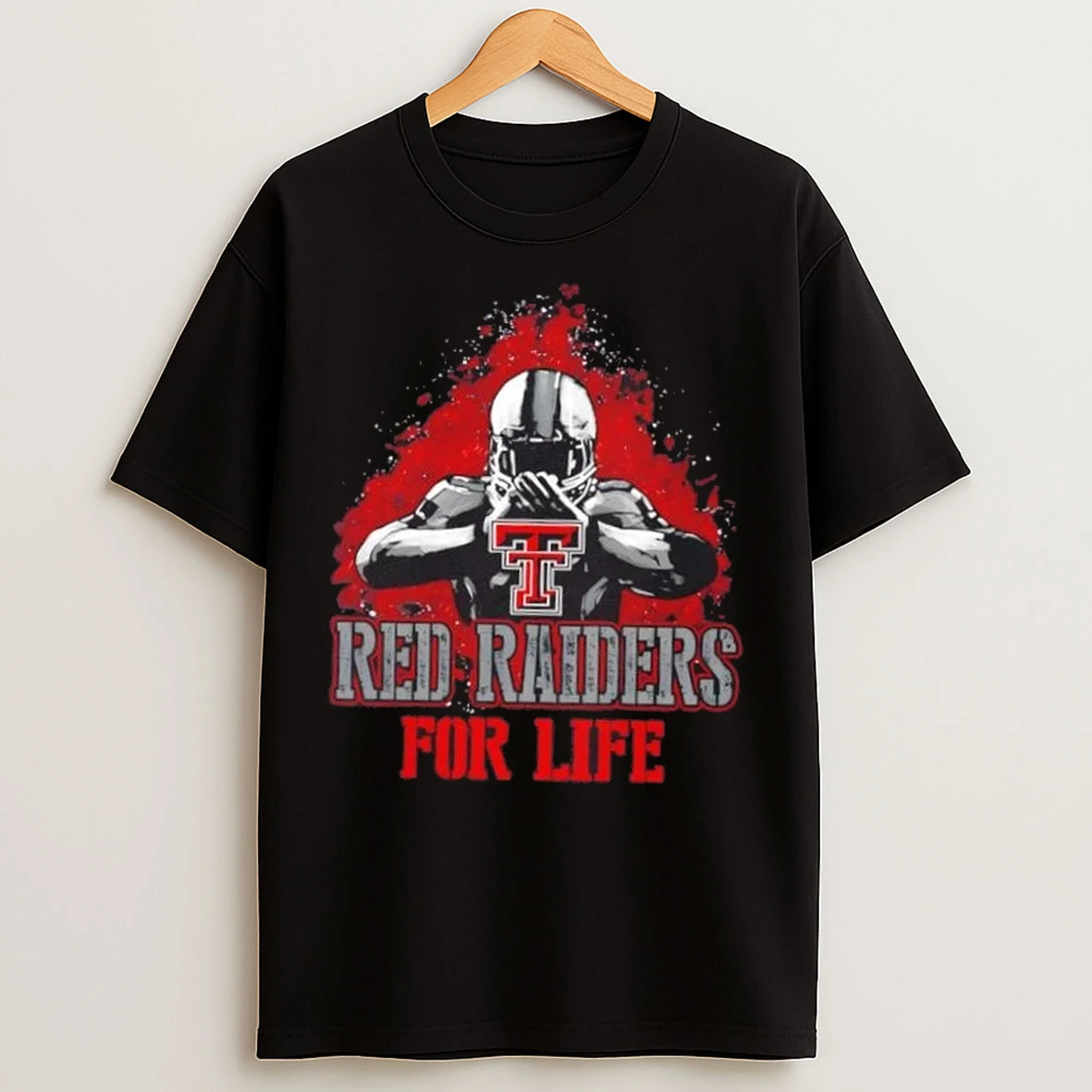 Texas Tech Red Raiders Football For Life T Shirts