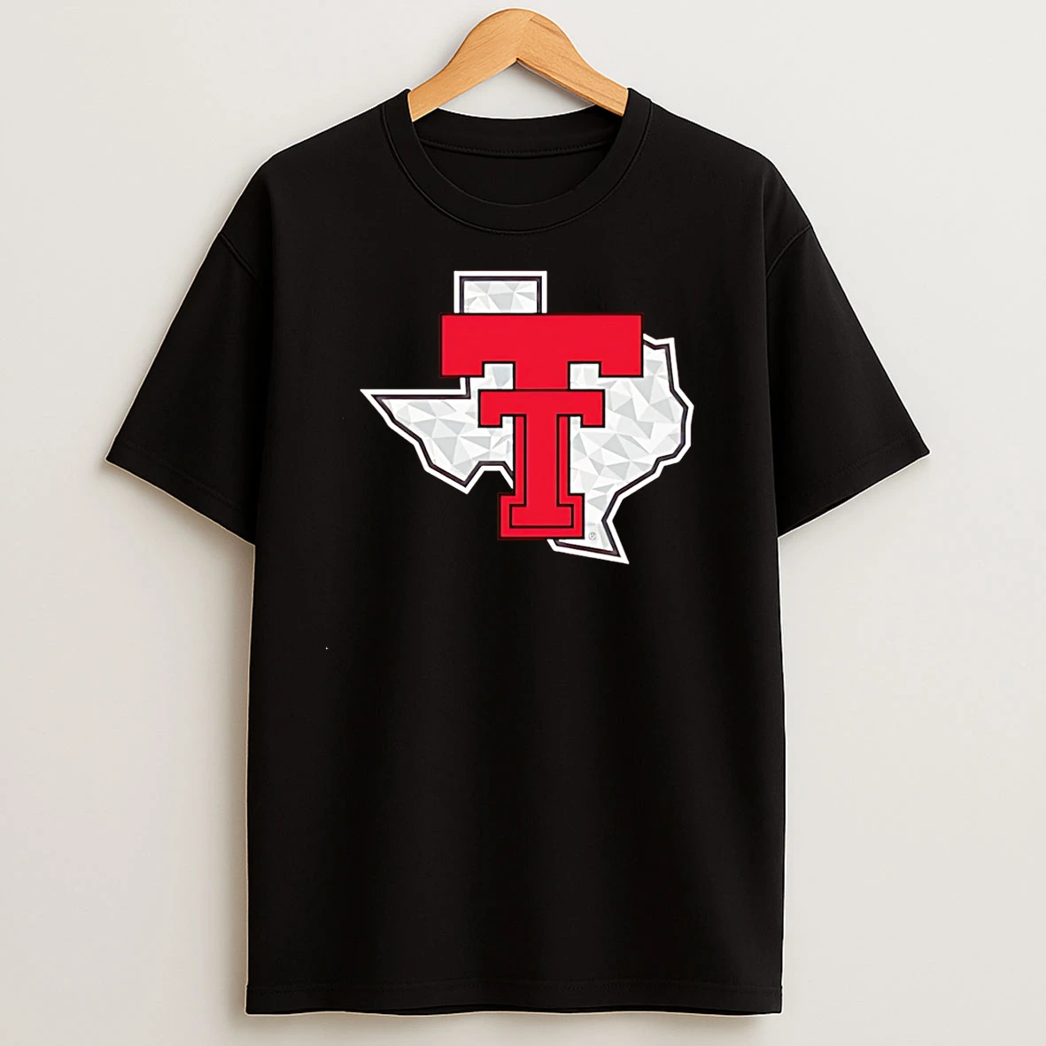 Texas Tech Red Raiders Galvanized Pride Map Christmas T Shirts