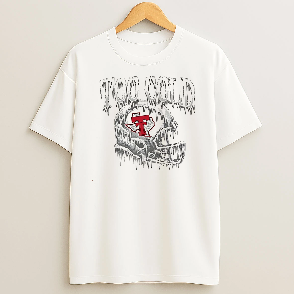 Texas Tech Red Raiders Too Cold Helmet Christmas T Shirts