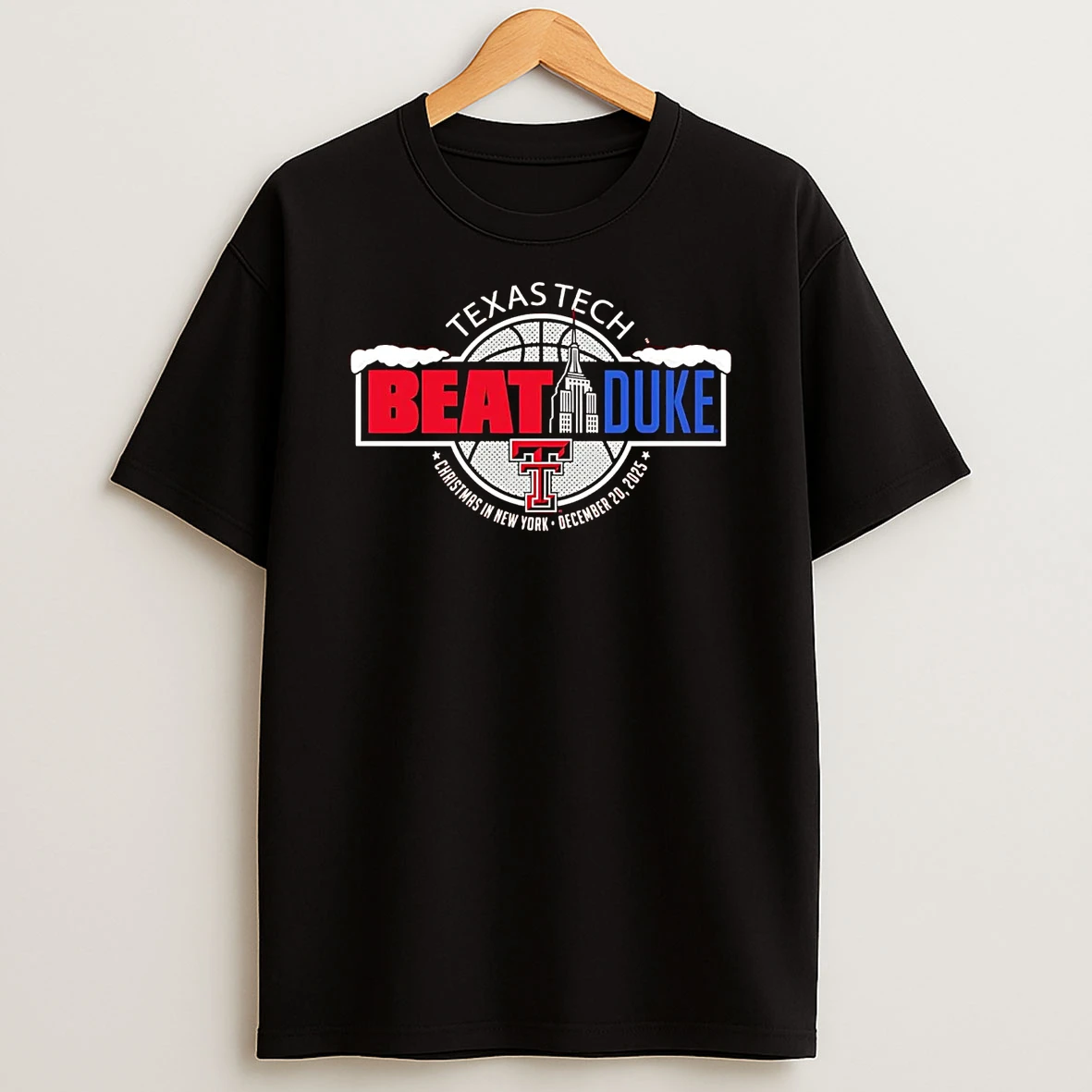 Texas Tech Red Raiders Beat Duke 2025 Christmas In New York Shirts