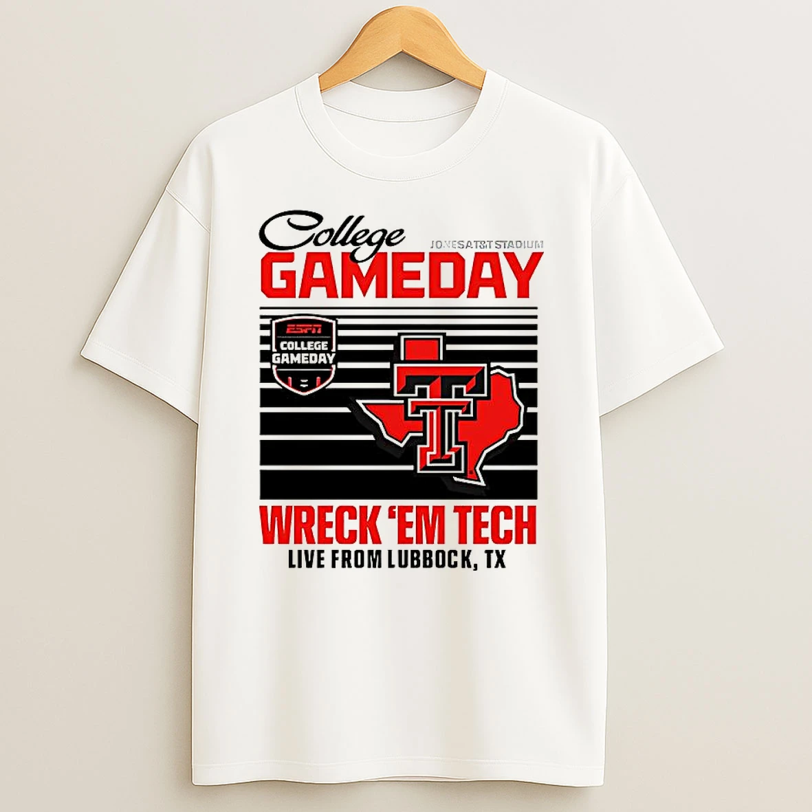 Texas Tech Red Raiders Football College Gameday Live From Lubbock Wreck Em Tech Shirts