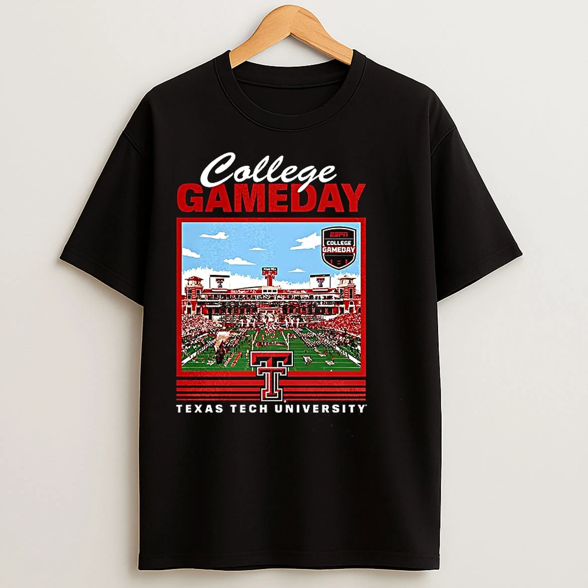 Texas Tech Red Raiders Football College Gameday Texas Tech University Stadium T Shirts
