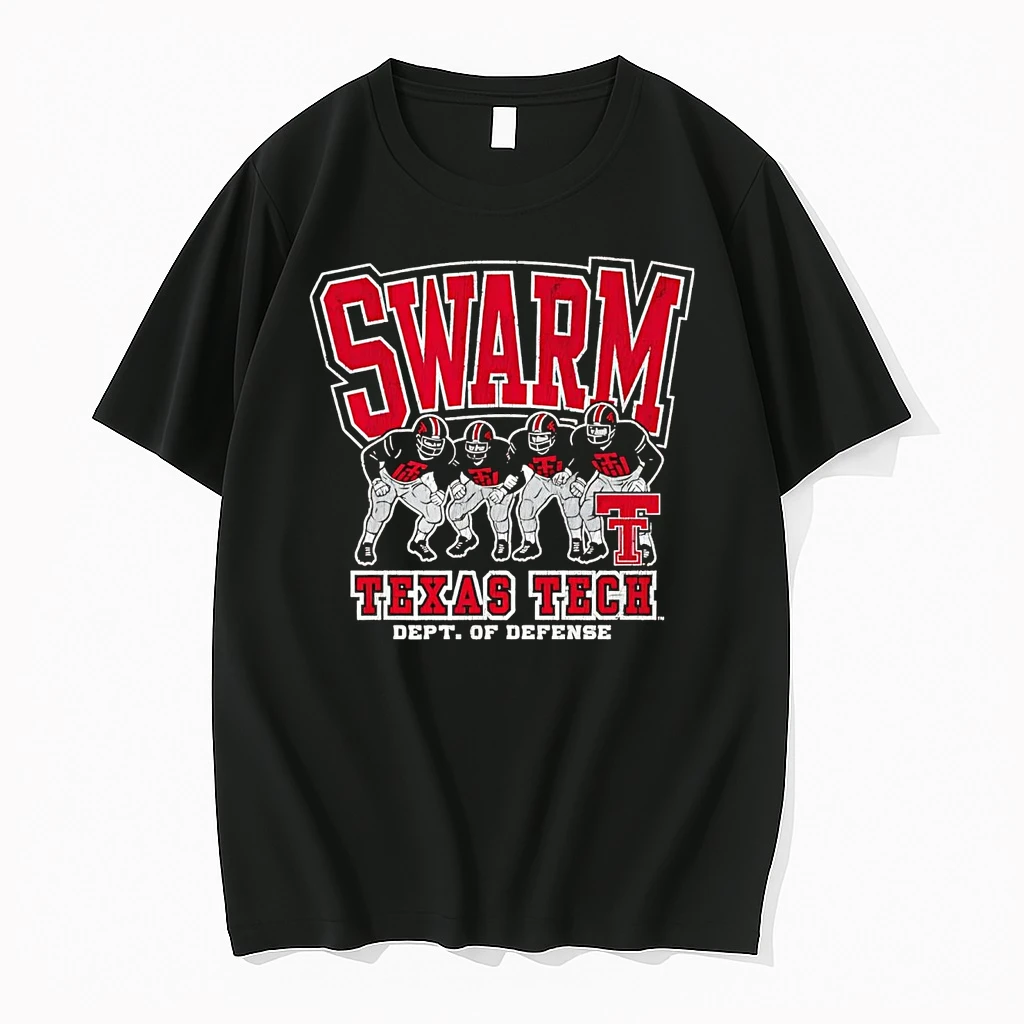 Texas Tech Red Raiders In Your Face Swarm Dept Of Defense Shirts