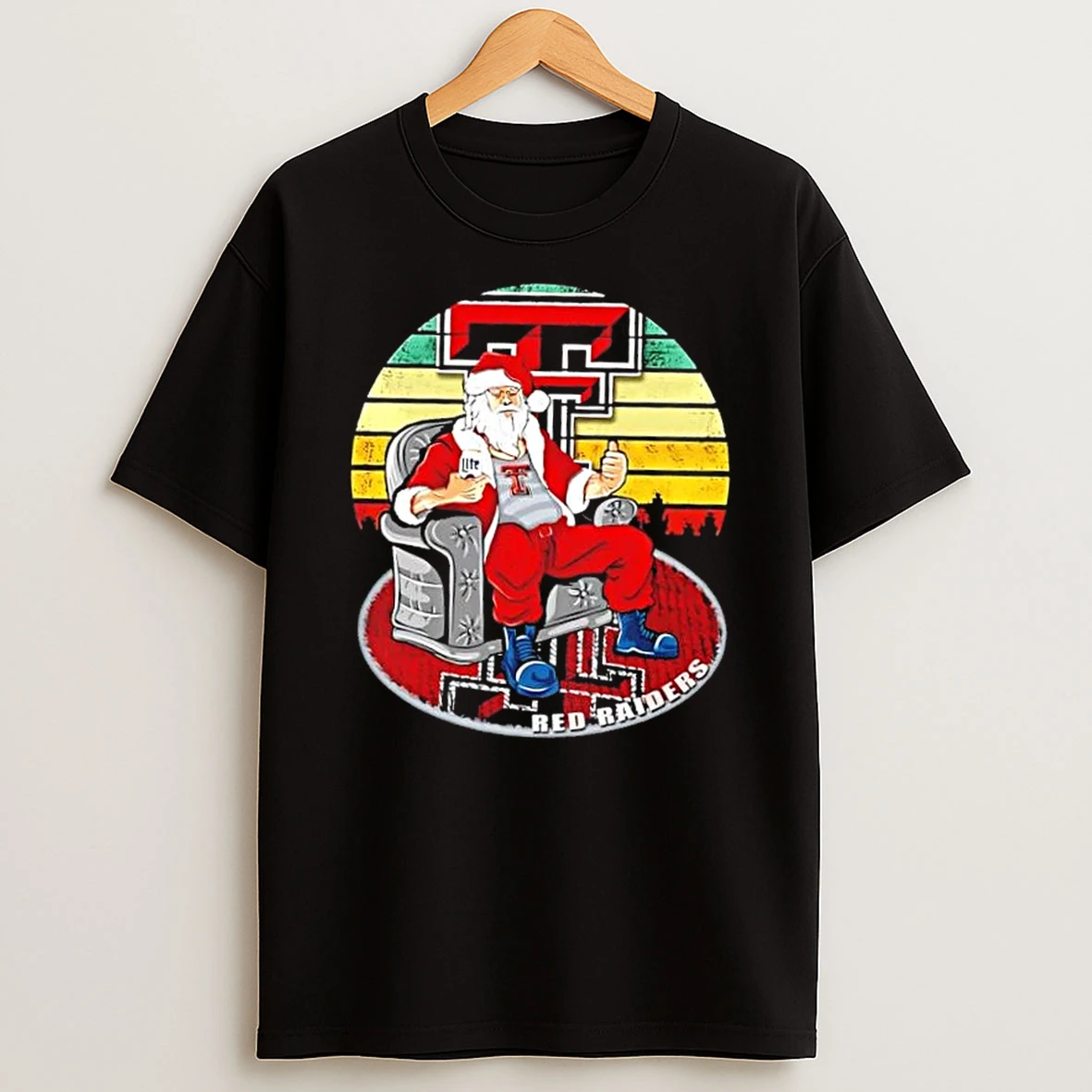 Texas Tech Red Raiders X Santa Claus Christmas Vintage Shirts