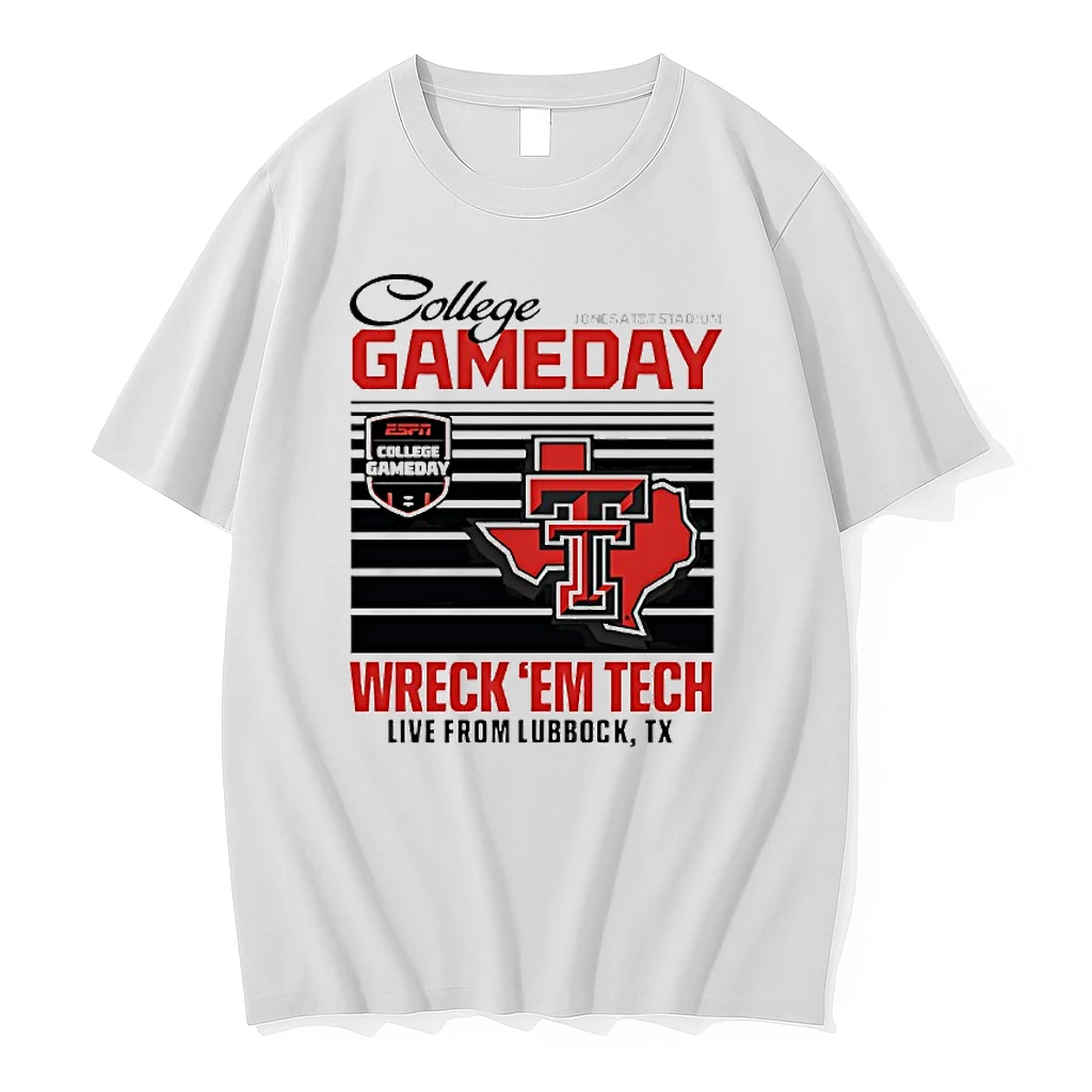 Texas Tech University Espn College Gameday Wreckem Tech Shirts