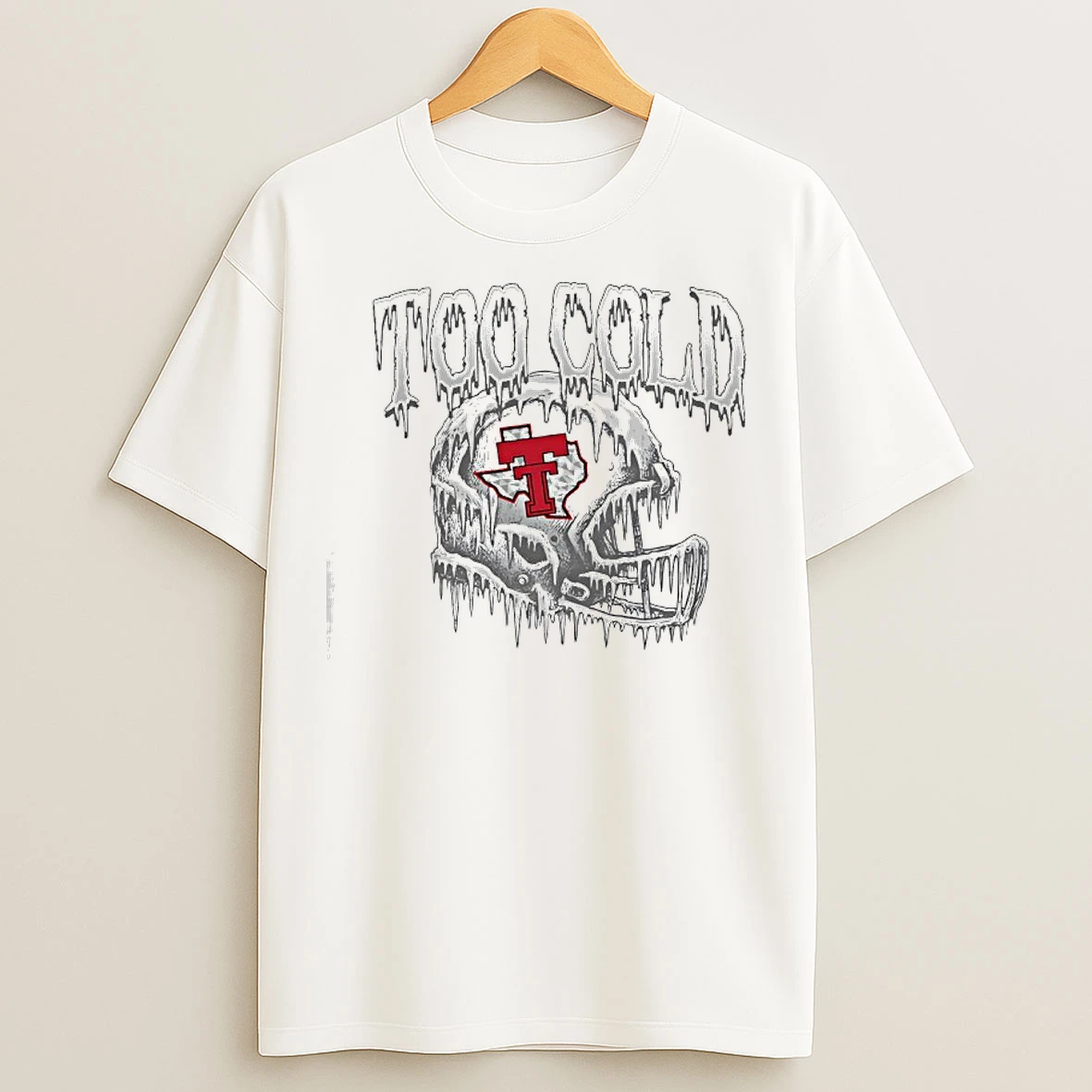 Texas Tech University Too Cold Helmet T Shirts