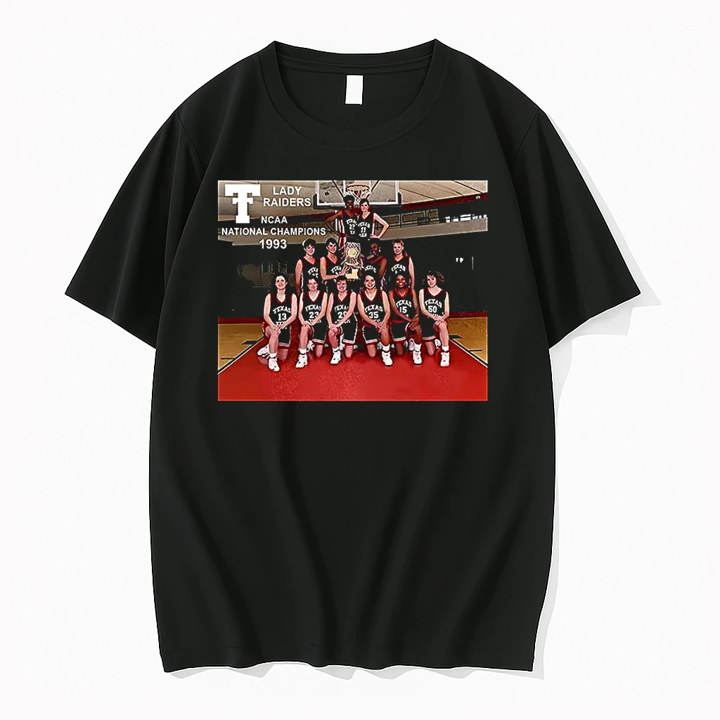 Texas Tech Womens National Champion Basketball 1993 Vintage Shirts