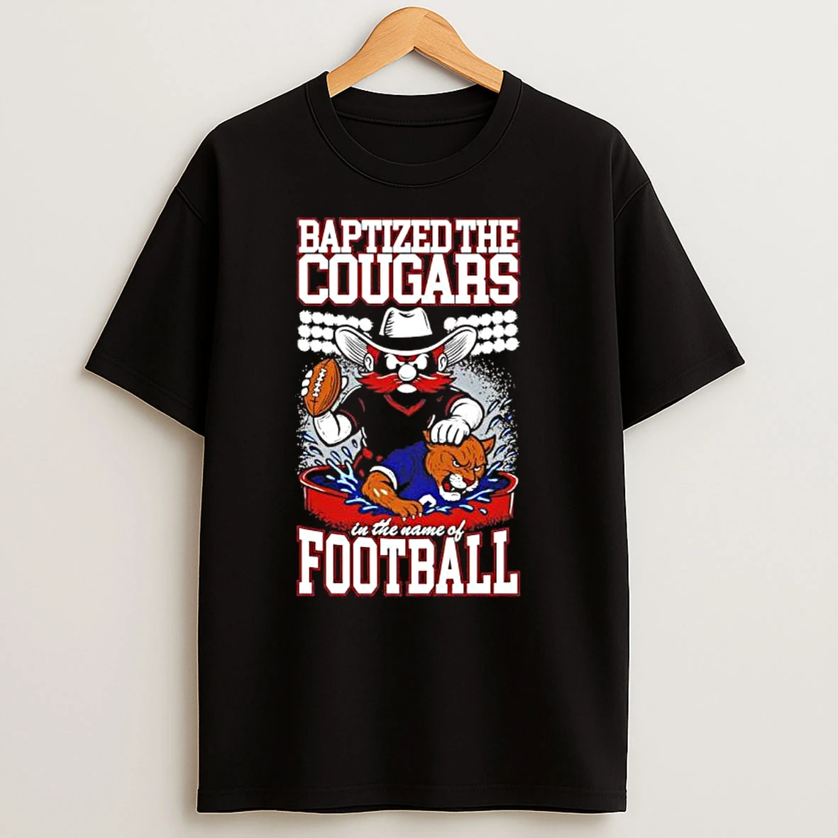 Texas Tech Beat Byu Baptized The Cougars In The Name Of Football T Shirts