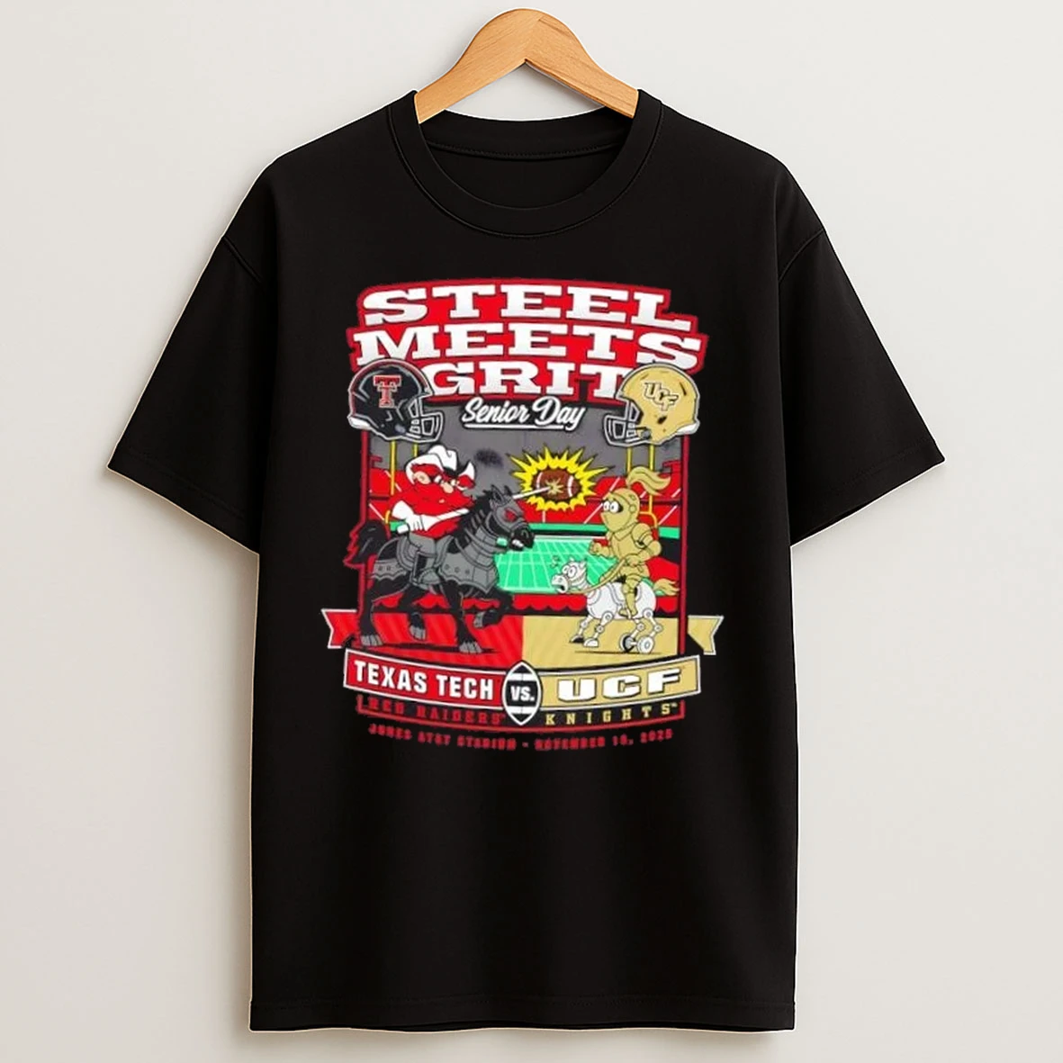 Texas Tech Vs Ucf Senior Day Jones Att Stadium November 15 2025 T Shirts