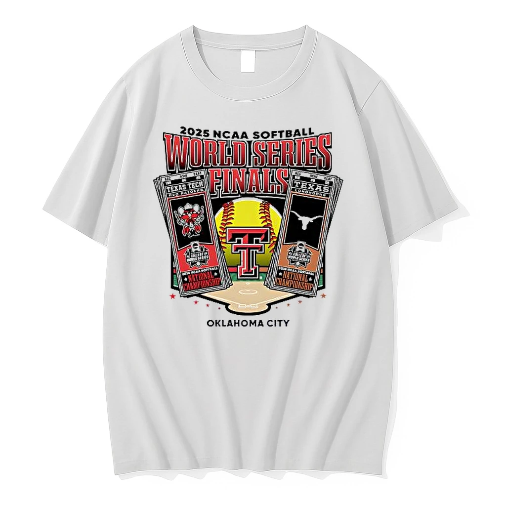 Texas Tech X Texas Longhorns Ncaa Softball World Series Finals 2025 Shirts