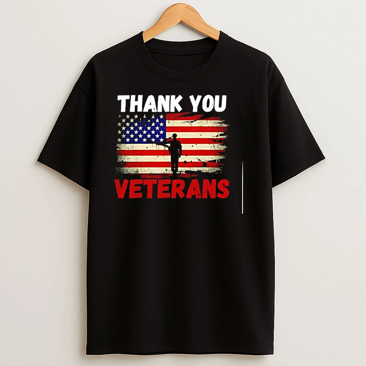 Thank You Veterans Day American Flag T Shirts