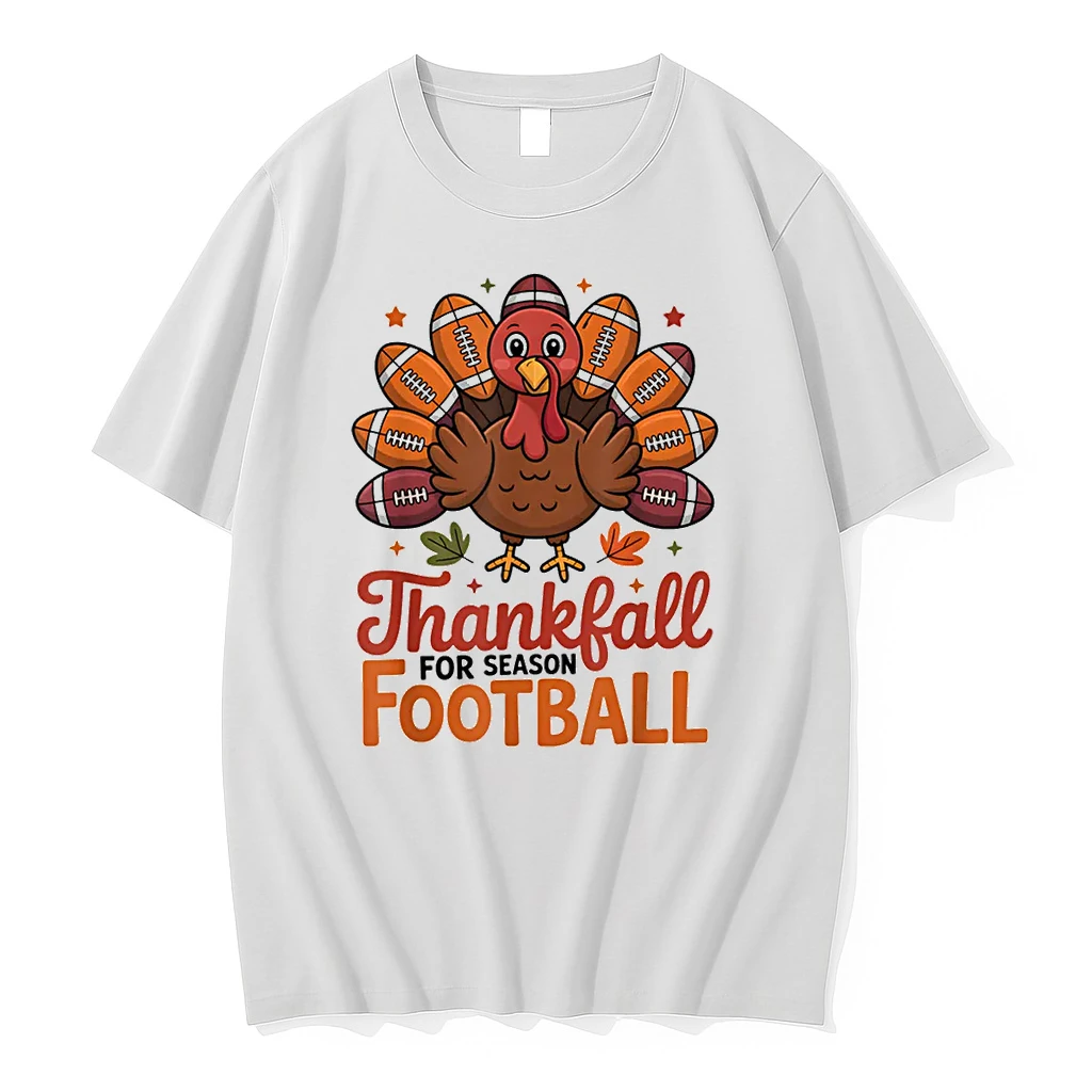 Thankful Football Turkey Thanksgiving Fall Shirts