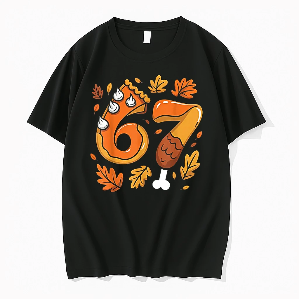 Thanksgiving Meme Six Seven Gen Alpha Slang Turkey Shirts
