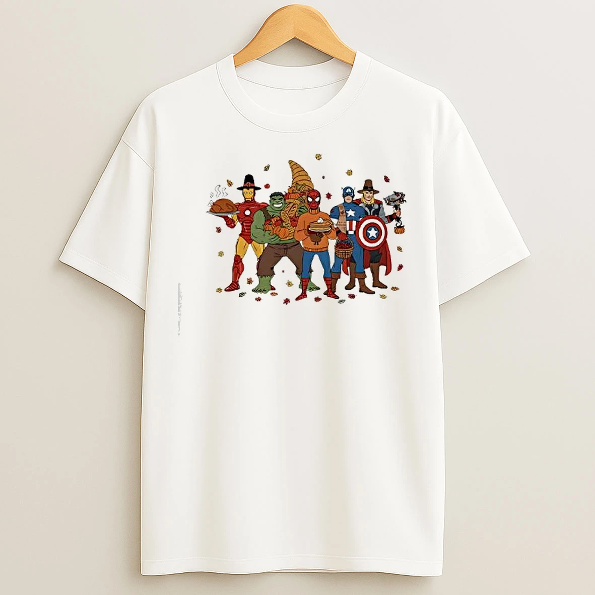 Thanksgiving Superhero T Shirts