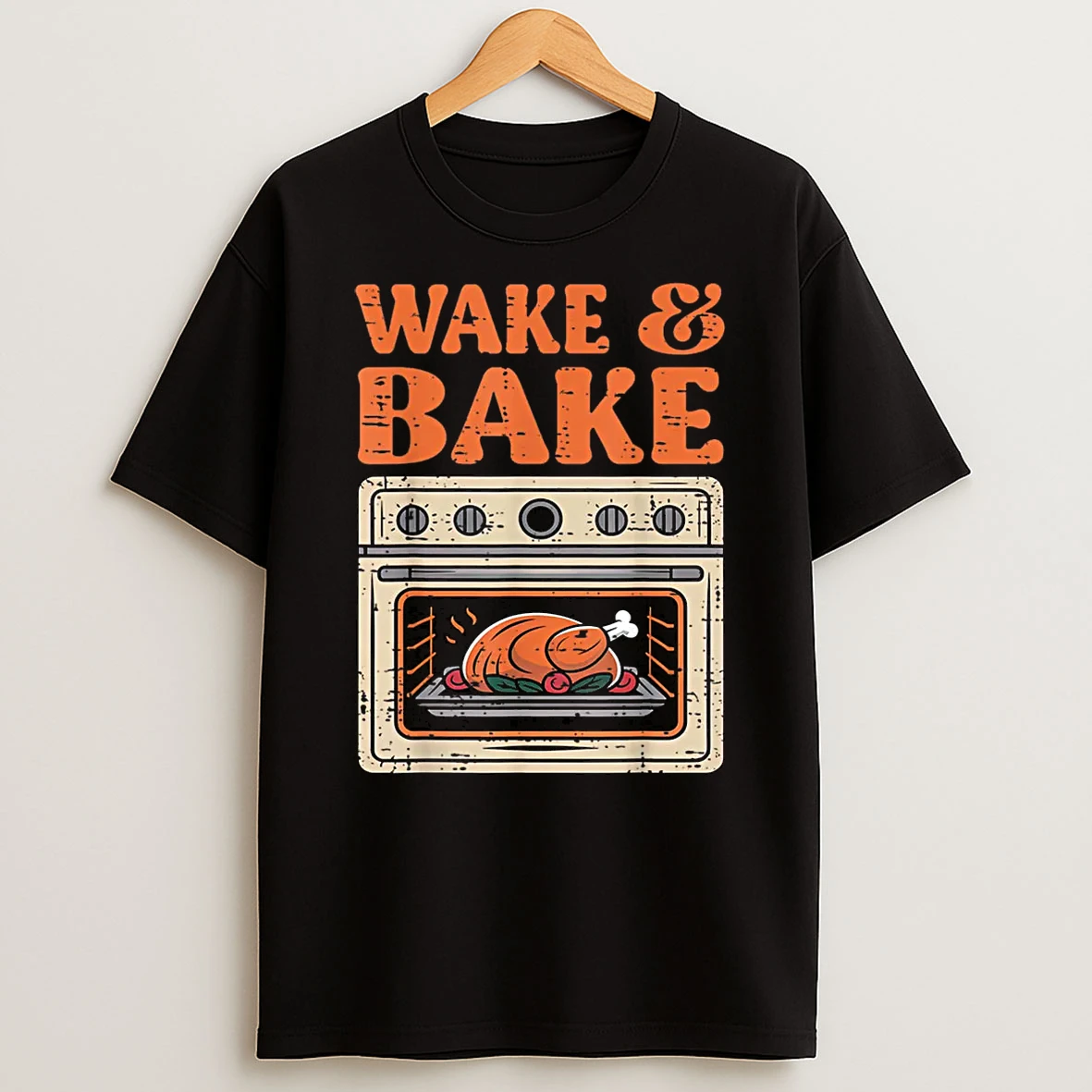 Thanksgiving Wake And Bake Funny Turkey Day Shirts