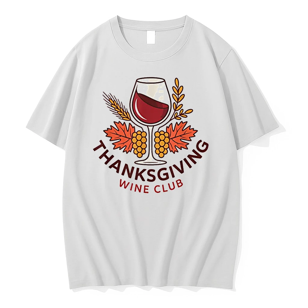 Thanksgiving Wine Club Fun For Wine Lovers Celebrating Fall Shirts