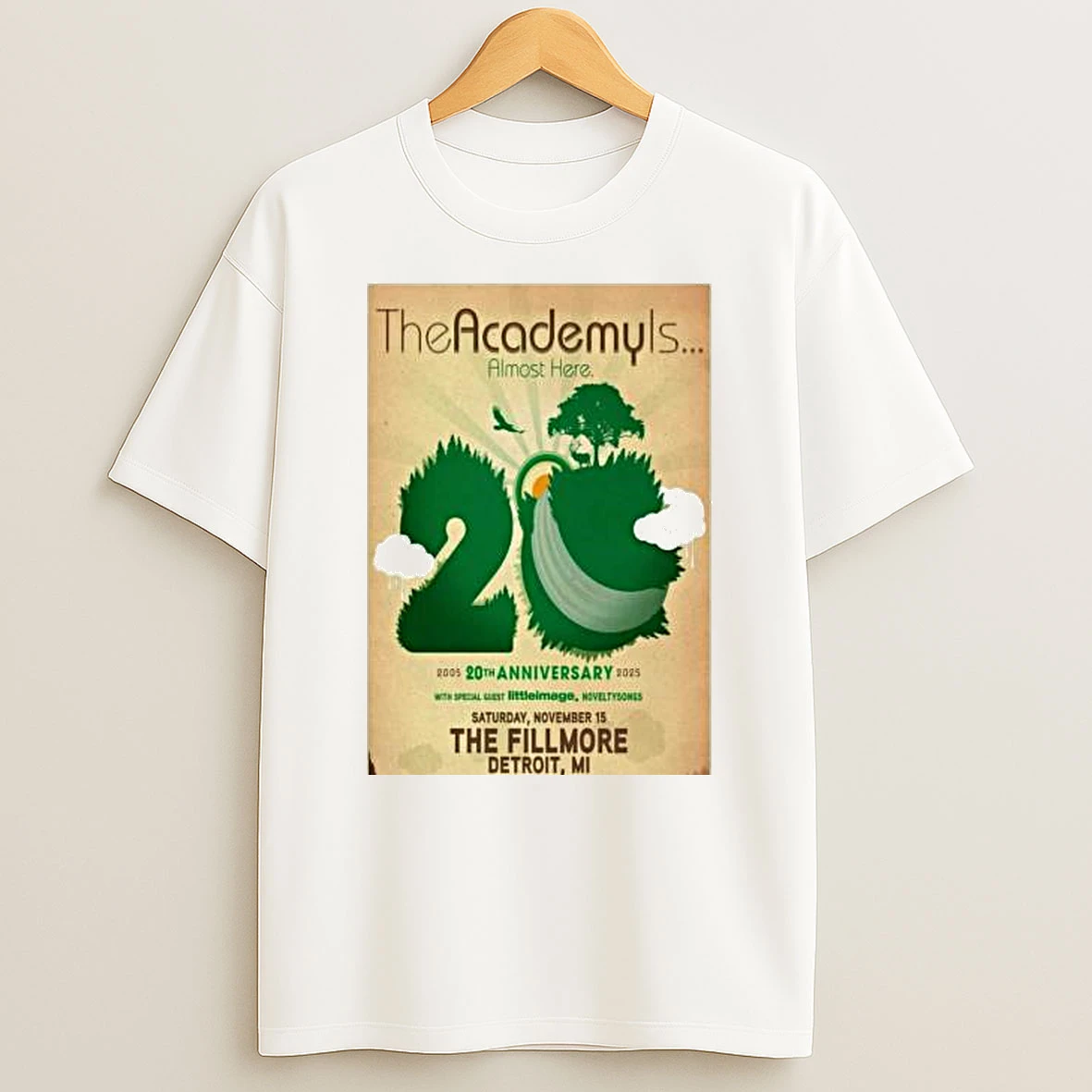 The Academy Is Almost Here 2005 2025 20th Anniversary November 15 The Fillmore Detroit Mi Shirts