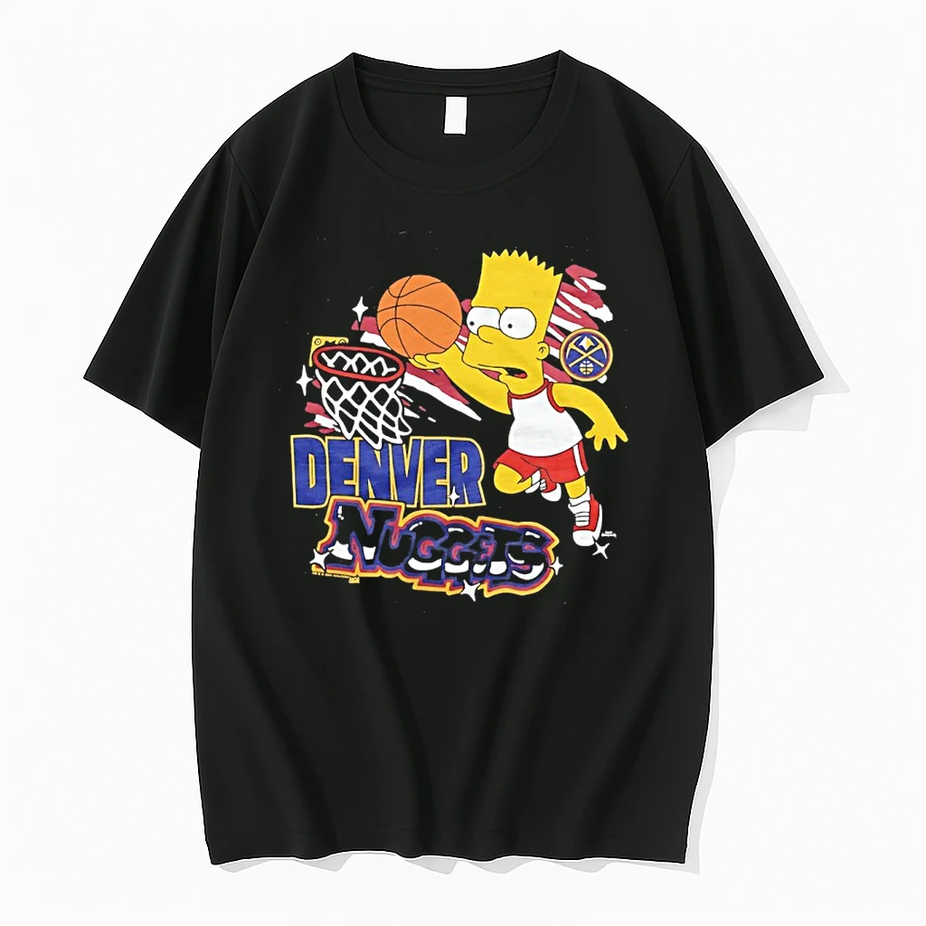 The Bart Simpson X Denver Nuggets Basketball Shirts