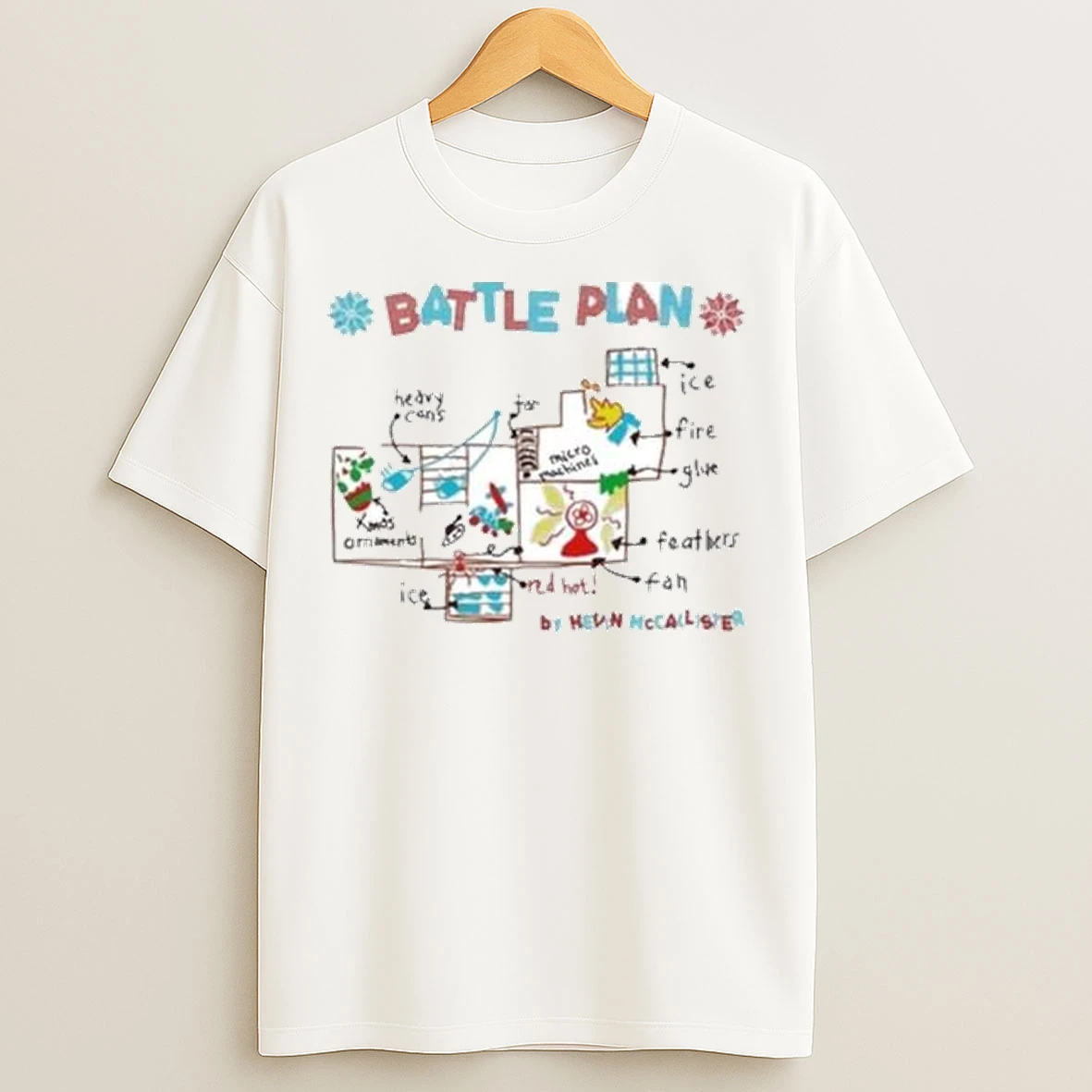The Battle Plan Ugly Circle White T Shirts