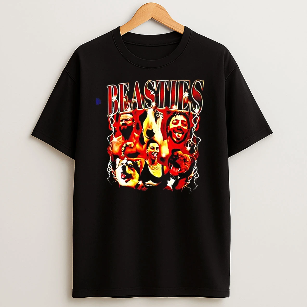 The Beastles Group Of People And Dogs T Shirts