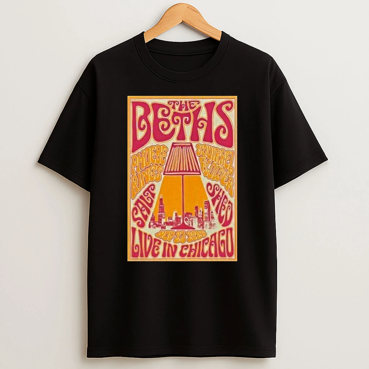 The Beths The Salt Shed On Nov 23 2025 In Chicago Il Shirts