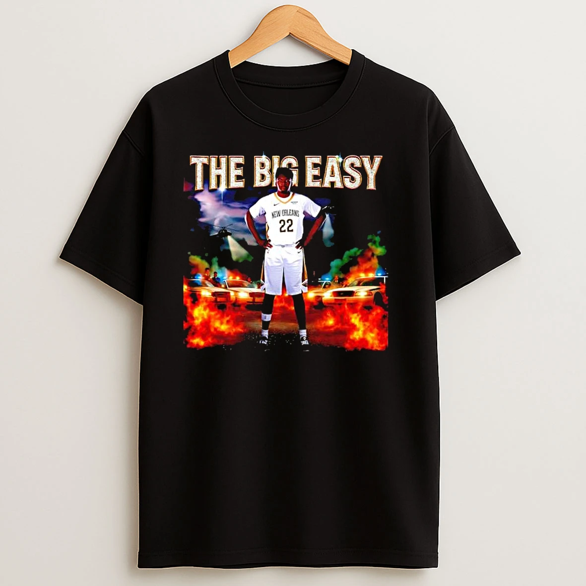 The Big Easy Derik Queen New Orleans Pelicans Features T Shirts