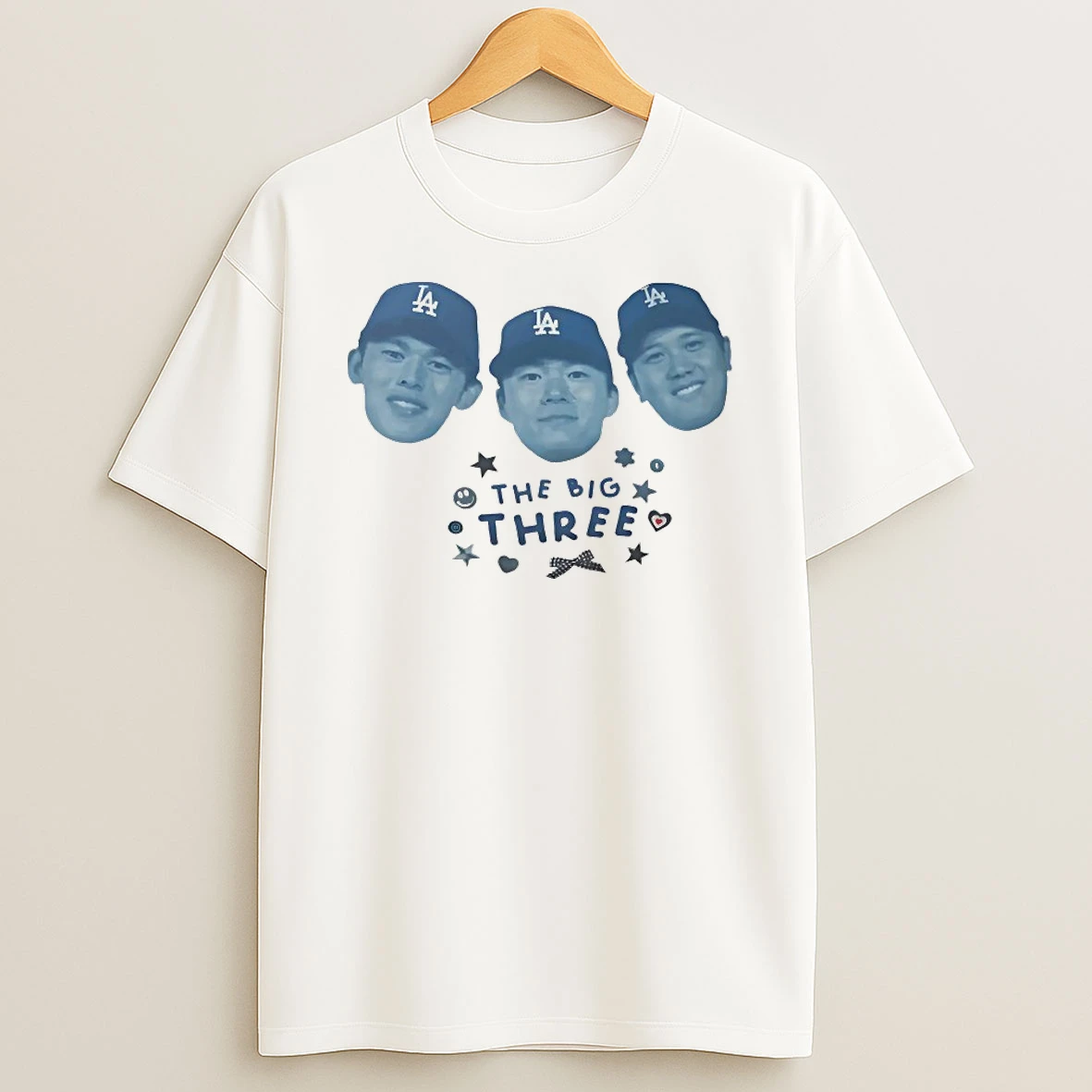 The Big Three Los Angeles Dodgers Players Shirts