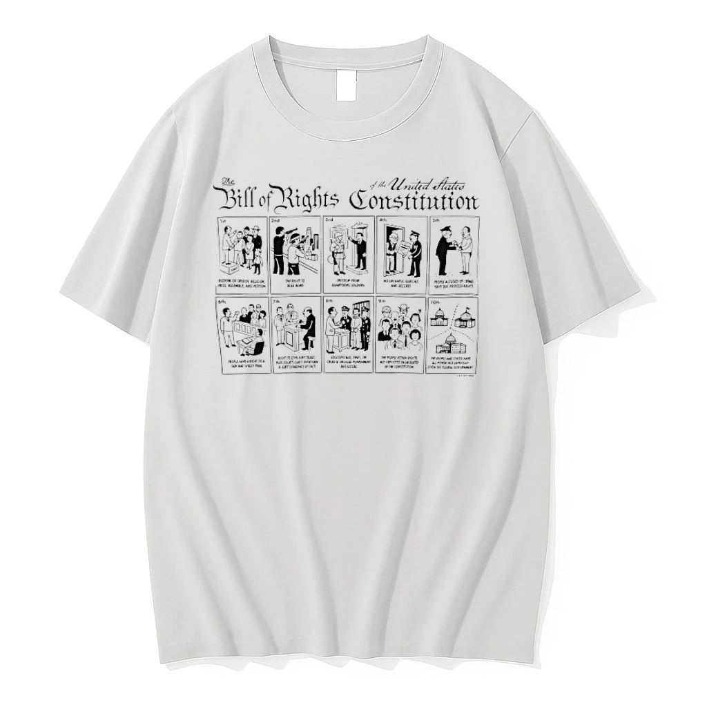 The Bill Of Rights Ringer Of The United States Constitution Shirts